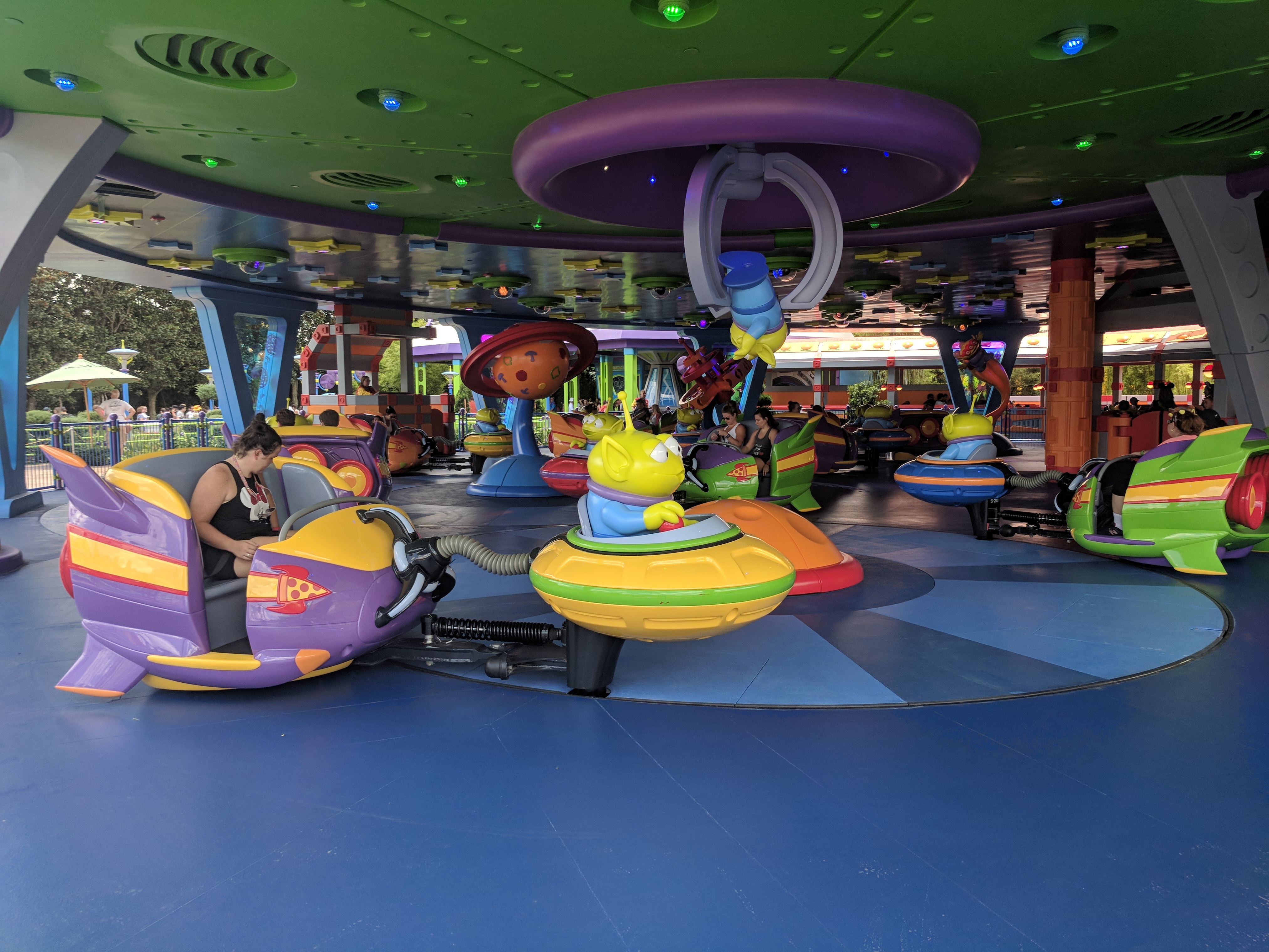 Alien Swirling Saucers