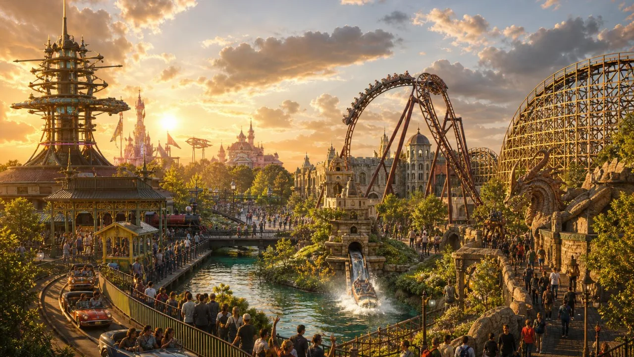 Wachttijden Disneyland Paris en Efteling: Bobbejaanland verrast