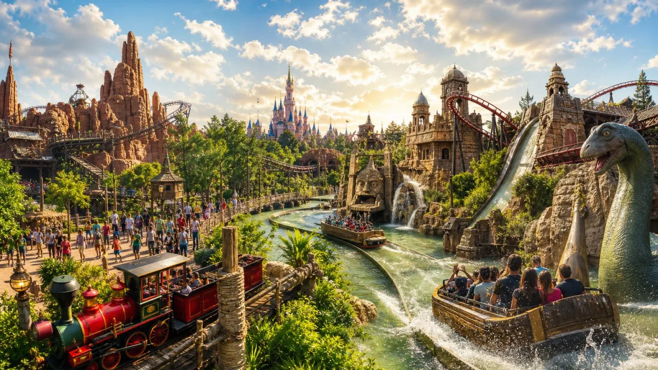 Wachttijden Disneyland Paris en Walibi: storm gooit alles om