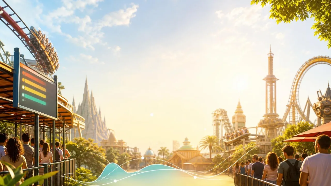 Wait times Disney's Hollywood Studios, Epic Universe, Thorpe