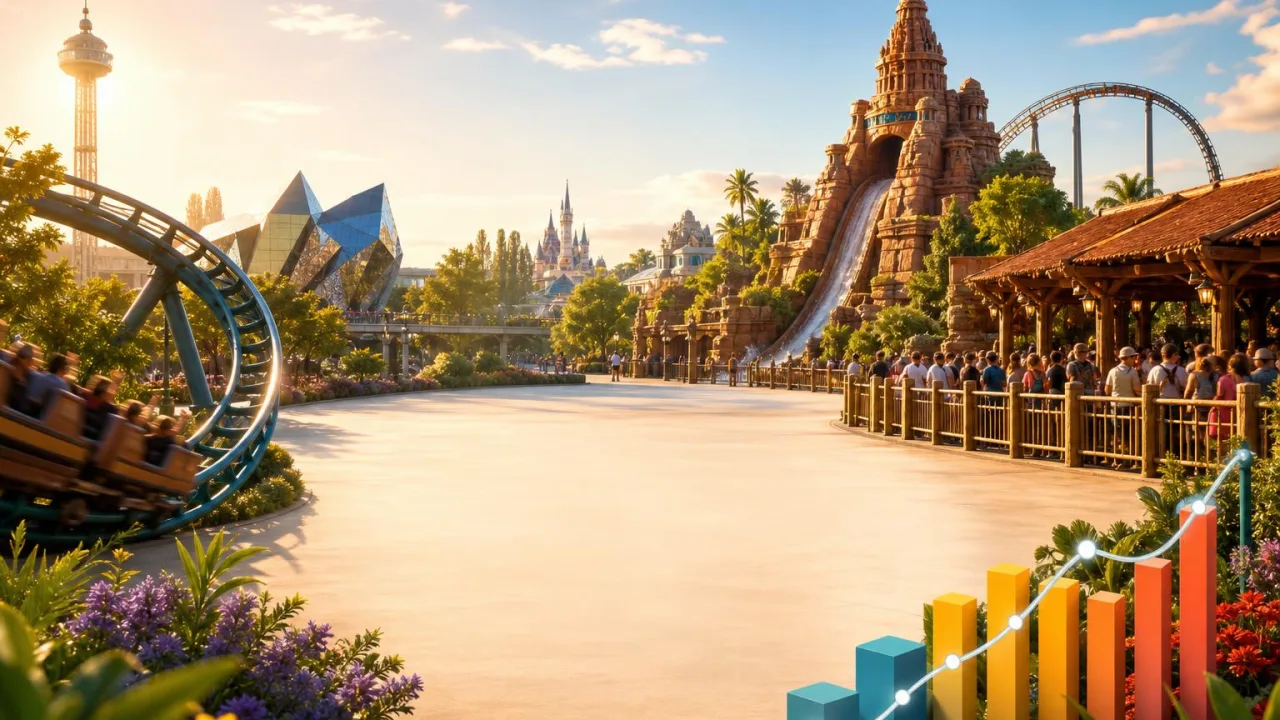 Wartezeiten Disney Adventure World, Futuroscope und Phantasialand