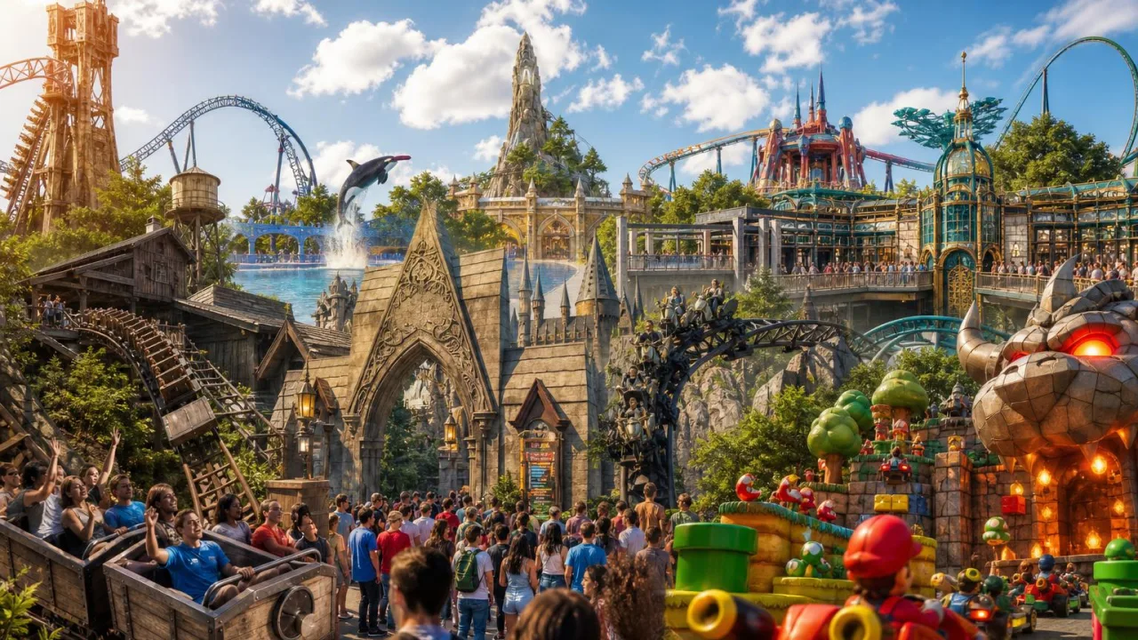 Wait times Universal Epic Universe, SeaWorld: late surprises