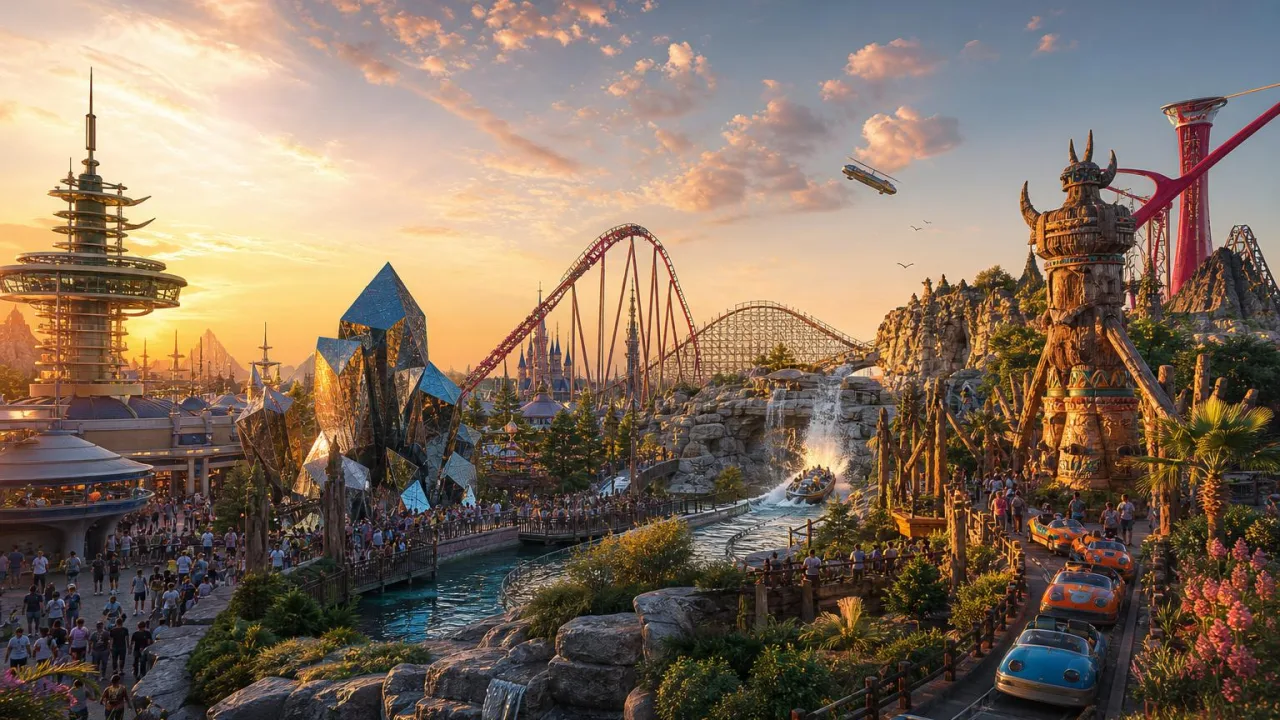 Wachttijden Disney Adventure World, Ferrari Land en Toverland