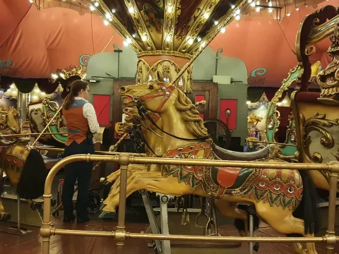Foto 2 av Stoomcarrousel