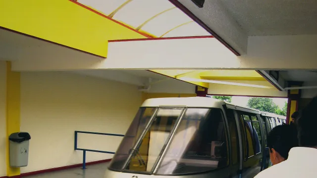 Monorail to Entrance Plaza