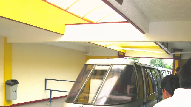 Monorail to Entrance Plaza