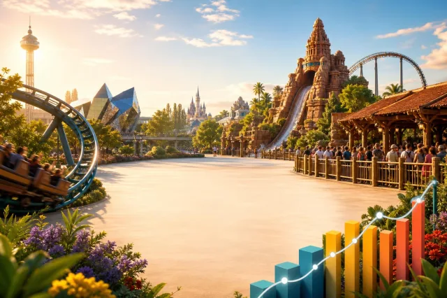 Wartezeiten Disney Adventure World, Futuroscope und Phantasialand