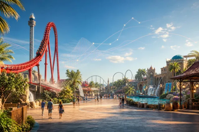 Wartezeiten Ferrari Land, Disney Adventure World und PortAventura
