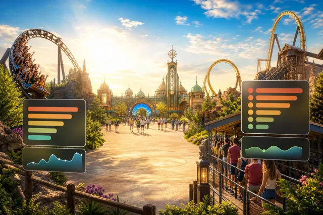 Wait times Universal Epic Universe, Knott’s & Thorpe