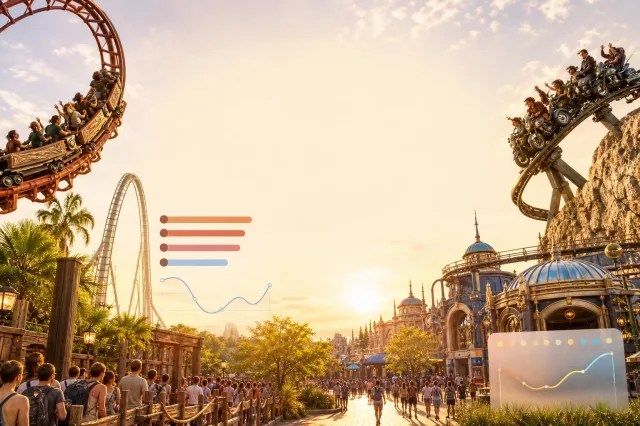 Wait times Knott's, Hollywood Studios & Epic Universe