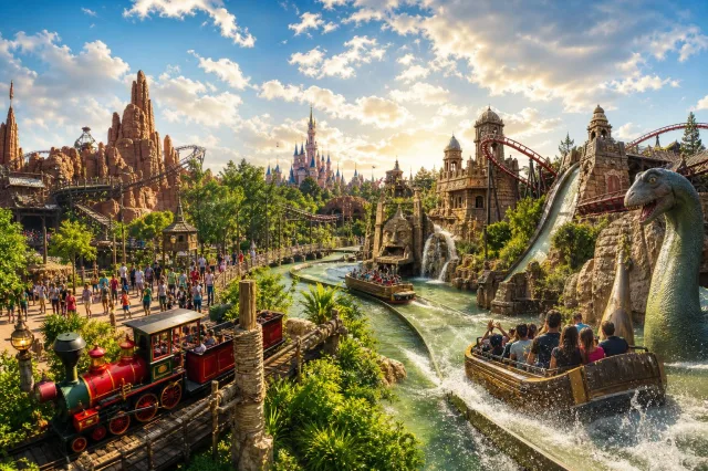 Wachttijden Disneyland Paris en Walibi: storm gooit alles om