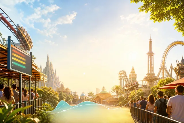 Wait times Disney's Hollywood Studios, Epic Universe, Thorpe
