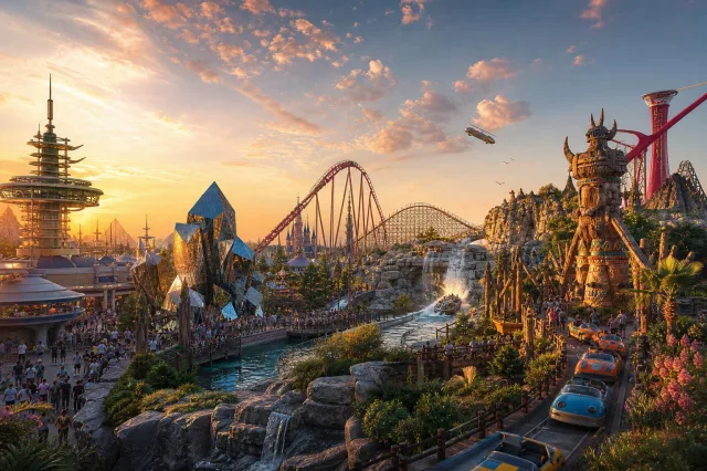 Wartezeiten Disney Adventure World, Ferrari Land und Toverland