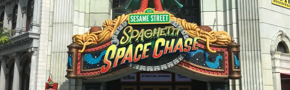Sesame Street Spaghetti Space Chase